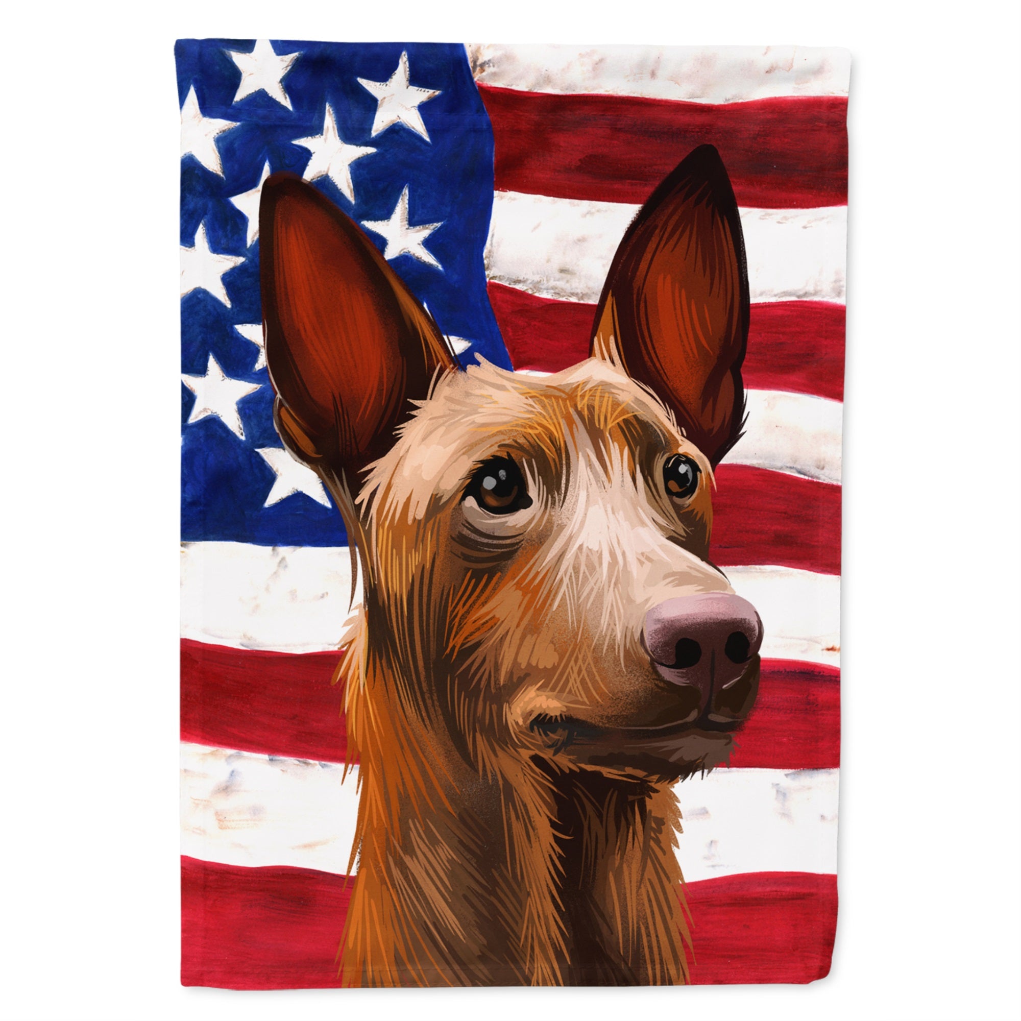 Pharaoh Hound Dog American Flag Flag Garden Size
